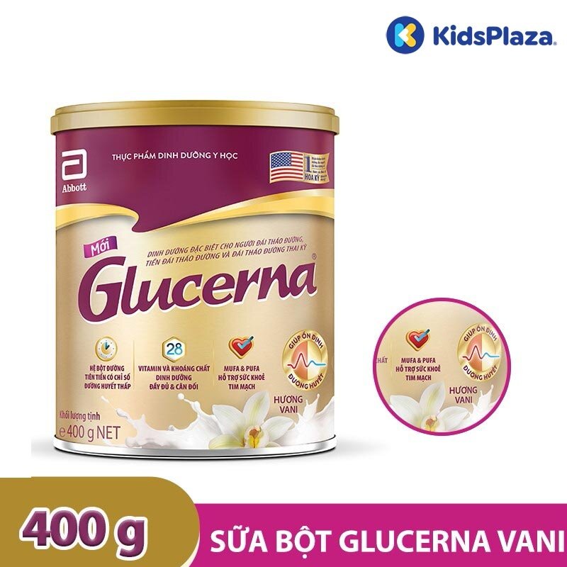 Sữa bột Glucerna 400g dành cho người tiểu đường