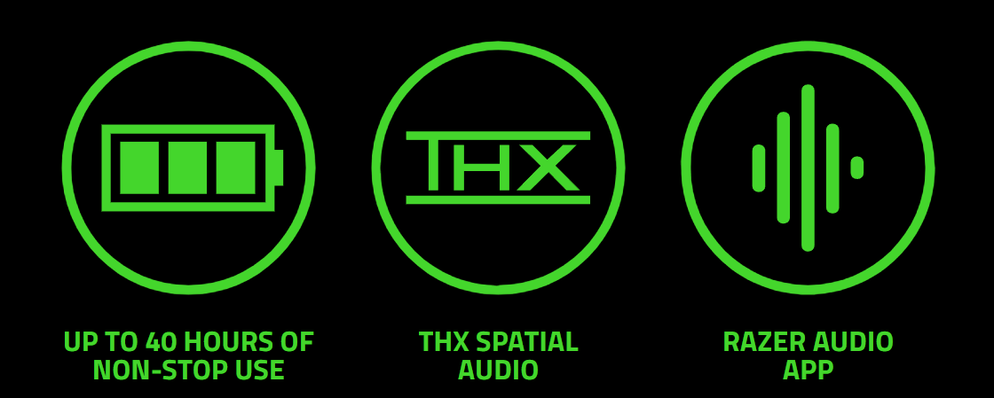 Tai nghe không dây Razer Barracuda Black Wireless - RZ04-03790100-R3M1 8