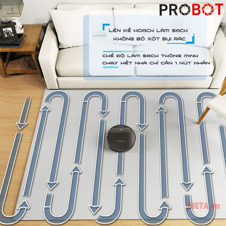 Máy hút bụi lau nhà Probot Tesvor 990 Google Alexa