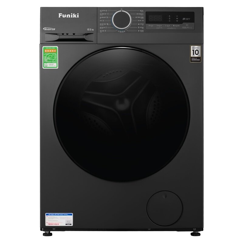 Máy giặt Funiki Inverter 10,5kg HWM F8105ADG thiết kế