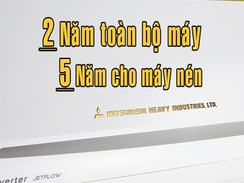 Điều hòa Mitsubishi Heavy 9000 BTU 2 chiều inverter SRK/SRC25ZSPS-S5 bền bỉ