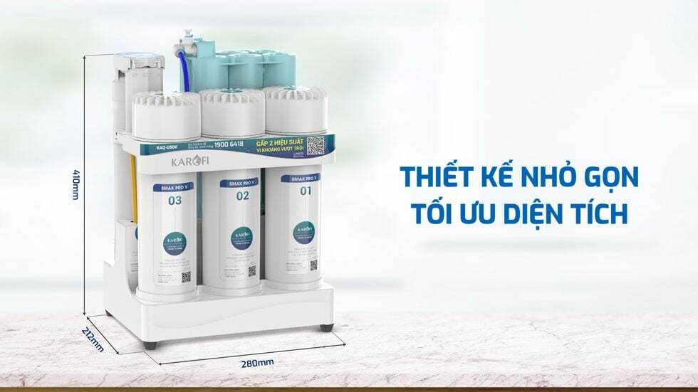 Kích thước Karofi KAQ-U50K Karofi KAQ-U50K