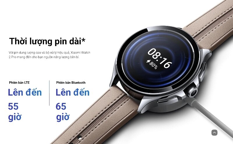 Đồng hồ thông minh Xiaomi Watch 2 Pro pin