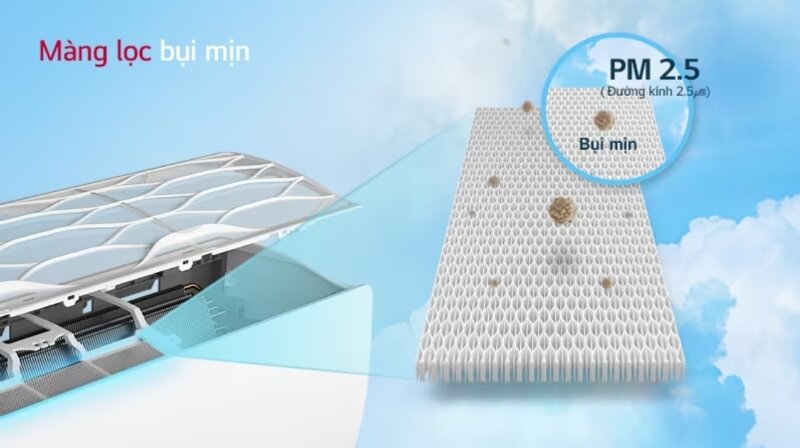 Điều hoà LG Inverter 12000 BTU 1 chiều V13APIB lọc bụi mịn