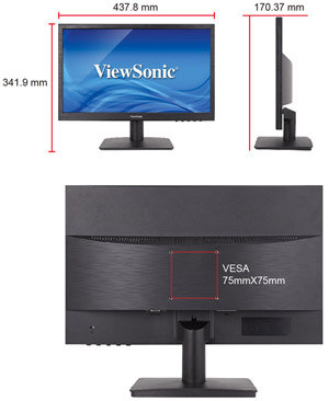 Màn hình Viewsonic VA1903A 18.5Inch LED