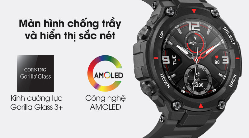 Đồng hồ thông minh Huami Amazfit T-Rex màn hình