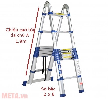 Thang nhôm rút gọn Nikawa NK-38AI