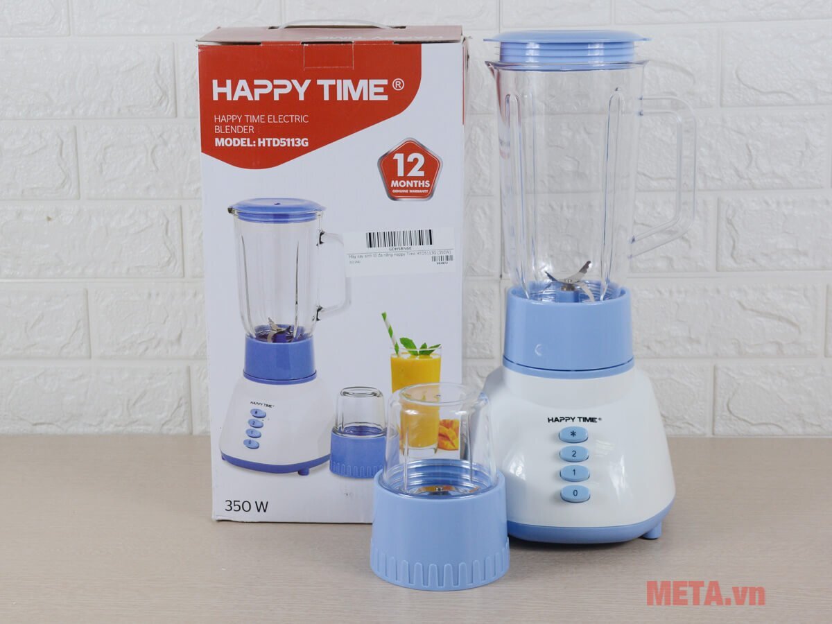 Trọn bộ sản phẩm Máy xay sinh tố để bàn Happy Time
