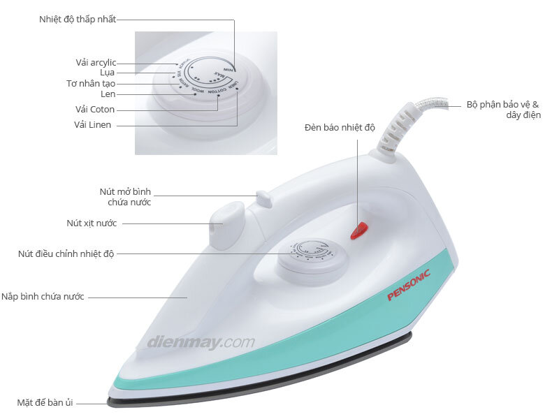 Bàn ủi khô Pensonic PSI-890