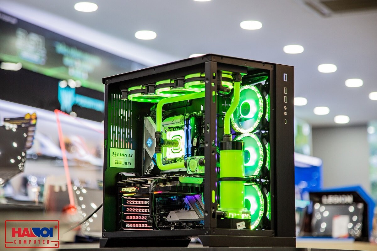 Trọn bộ tản nhiệt nước PC LIAN-LI O11 Dynamic HT-86 (Lắp ráp theo yêu cầu) tổng thể bộ máy