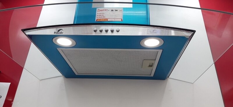 Máy hút mùi Bauer BC-70BS được trang bị lưới lọc bằng nhôm bền bỉ