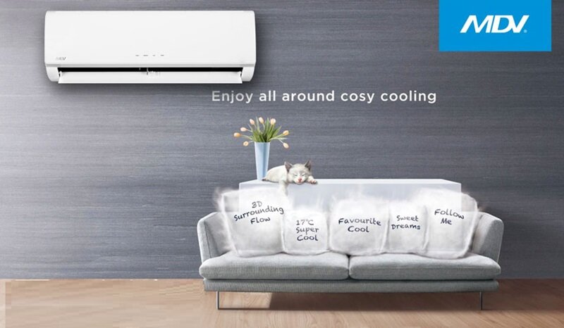 Điều hòa MDVF-13CRN8-12000BTU 1 chiều tiện ích thông minh