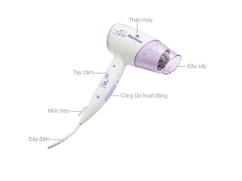 Máy sấy tóc Bluestone HDB-1839 Máy sấy tóc Bluestone HDB-1839