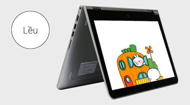 Laptop HP Pavilion x360 u103TU i3 7100U/4GB/500GB/Win10/(Y4F56PA)