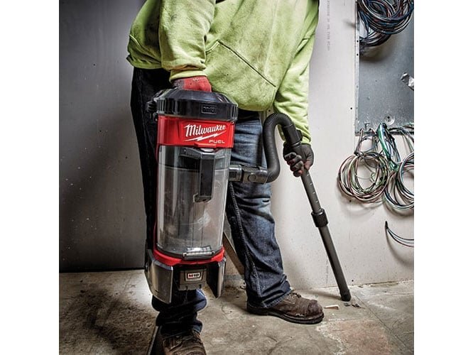 Máy hút bụi đeo vai dùng pin Milwaukee M18 FBPV-0G0  Máy hút bụi đeo vai dùng pin Milwaukee M18 FBPV-0G0