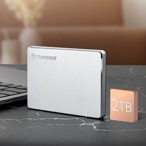 Ổ cứng di động Transcend 2TB 2.5inch StoreJet 25C3S Type C, Vỏ Kim Loại (TS2TSJ25C3S) 4