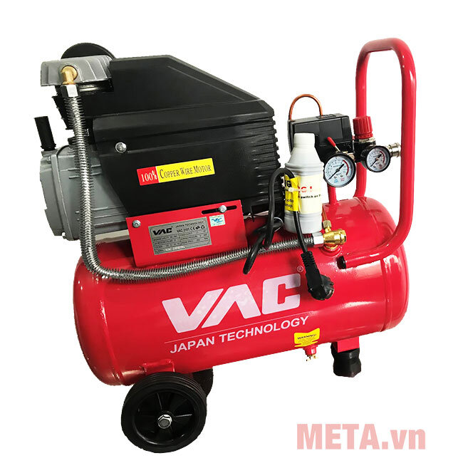 Máy nén khí VAC 2.5HP VAC2101 - 24 lít (mô tơ dây đồng)