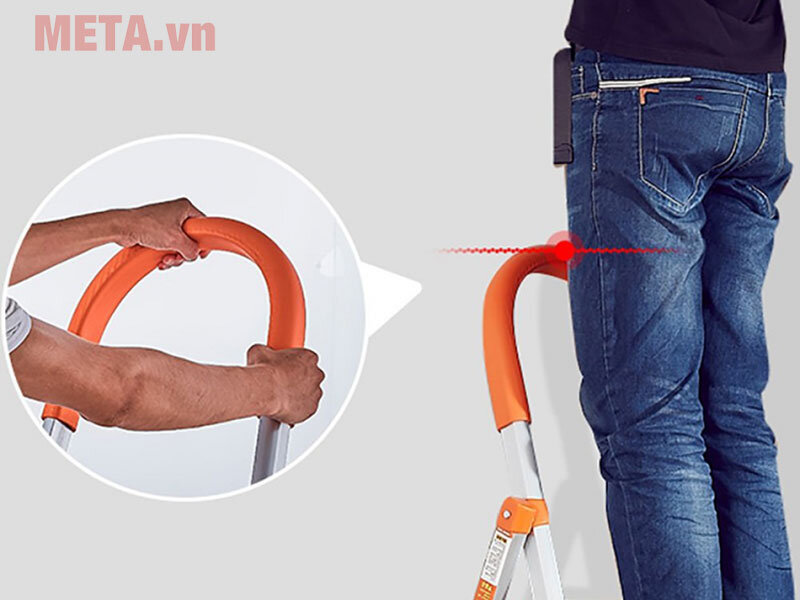 Thang nhôm ghế 4 bậc Kachi MK-149