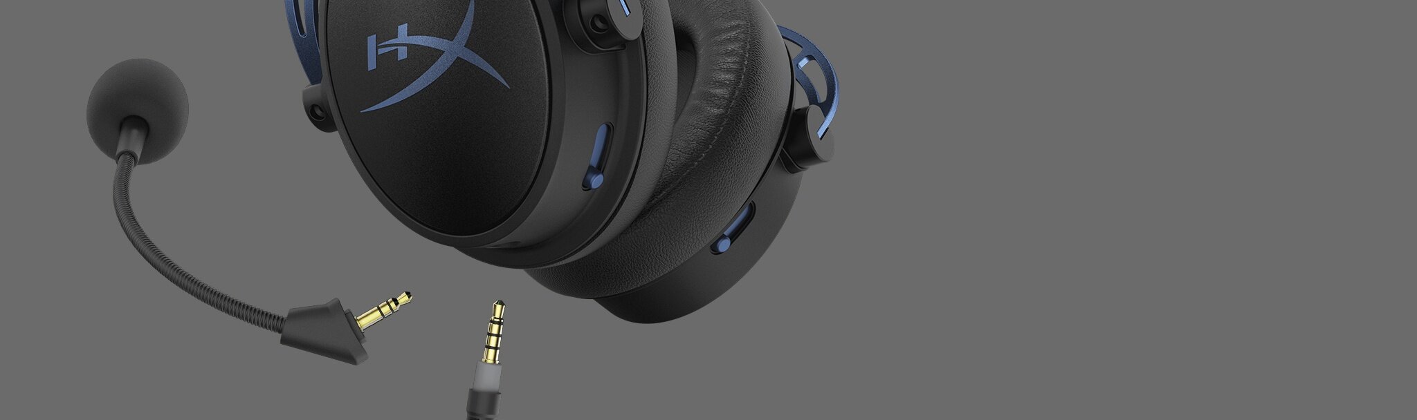 Tai nghe Kingston CLOUD ALPHA S (HX-HSCAS-BL/WW) (Blue Black)