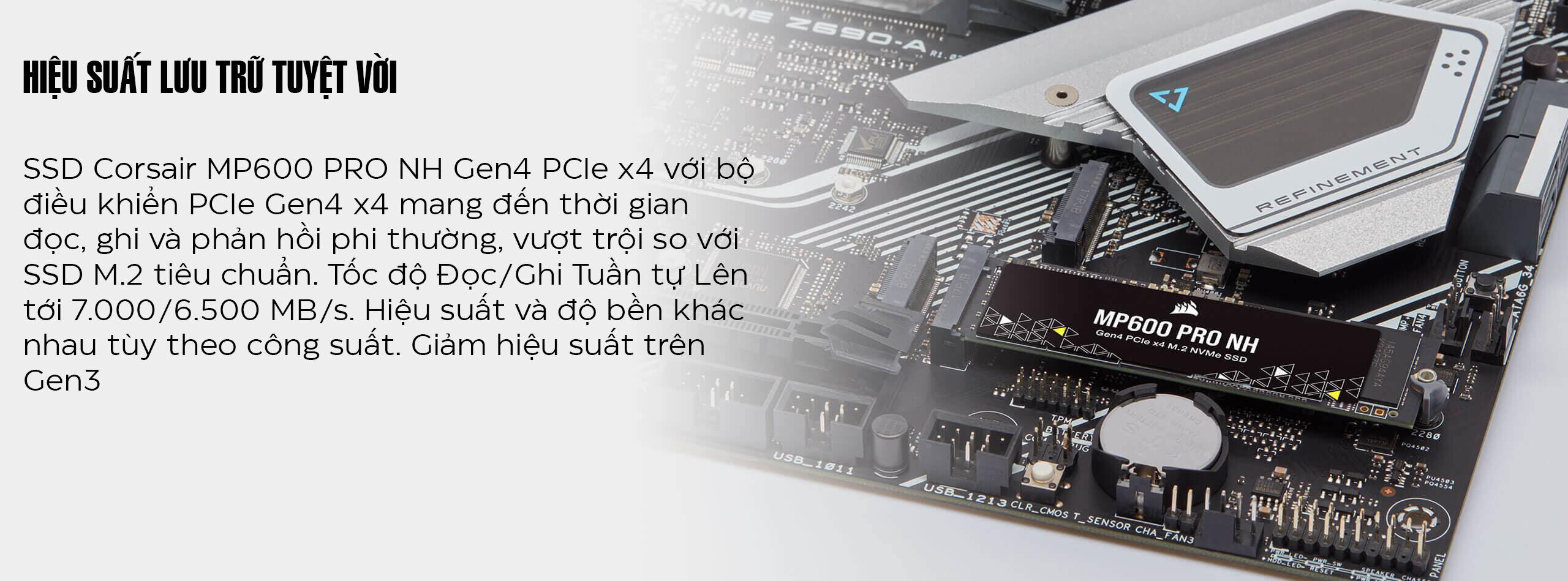 SSD Corsair MP600 PRO NH Gen4 PCIe x4