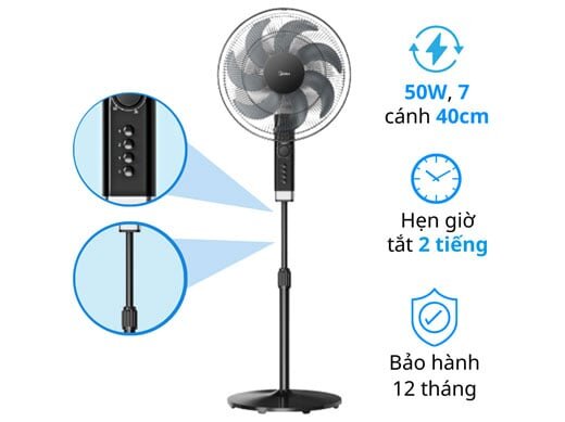 Quạt đứng Midea FS40-23MT Quạt đứng Midea FS40-23MT
