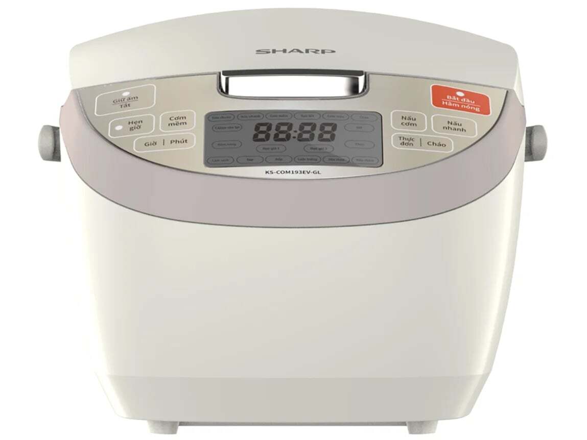 Bảng điều khiển của nồi cơm điện KS-COM193EV-GL được thiết kế rất trực quan, dễ sử dụng Bảng điều khiển của nồi cơm điện KS-COM193EV-GL được thiết kế rất trực quan, dễ sử dụng