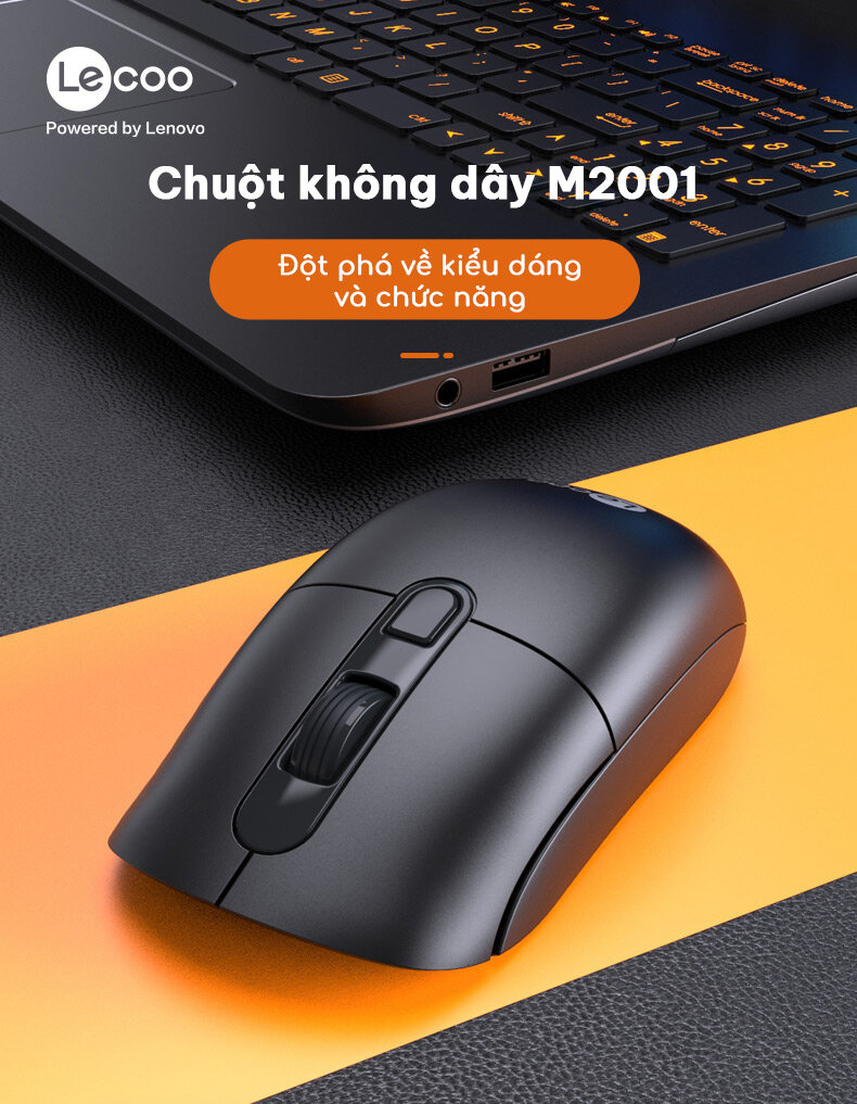 Chuột không dây Lecoo M2001 (USB)