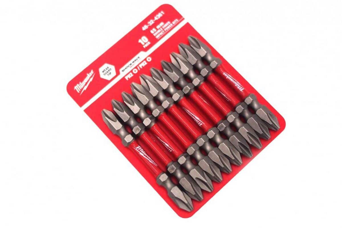 Bộ 10 mũi đầu vặn vít ngắn (PH2-65mm) Milwaukee 48-32-4361D