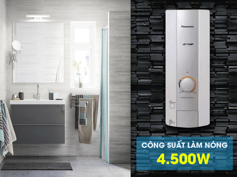 Máy nước nóng Panasonic DH-4HP1W 4.5 kW Máy nước nóng Panasonic DH-4HP1W 4.5 kW