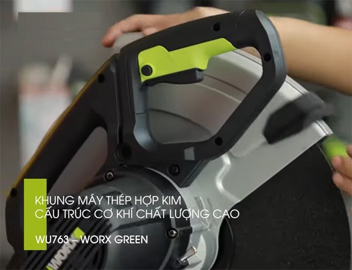 Khung máy làm từ hợp kim thép chắc chắn