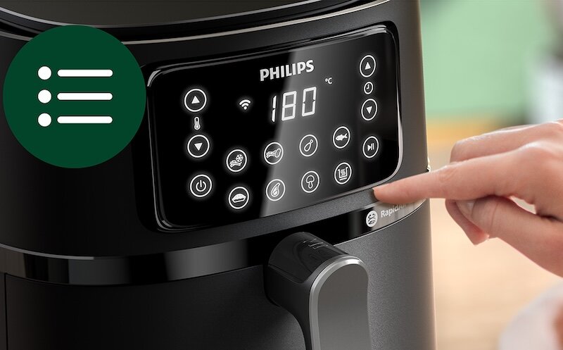 Công nghệ Rapid Air là trái tim của nồi chiên không dầu 7,2 lít Philips HD9285/90