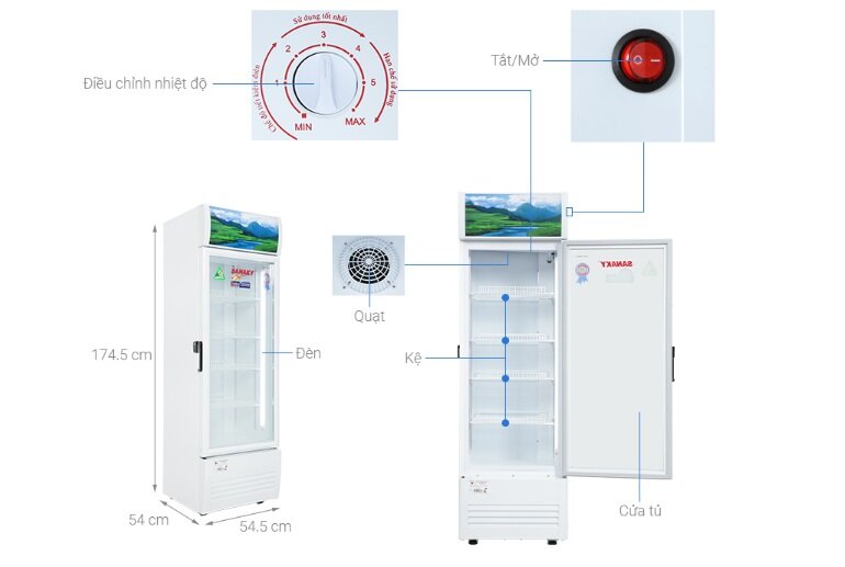 Lưu ý khi sử dụng tủ mát 200 lít Sanaky VH-2589K