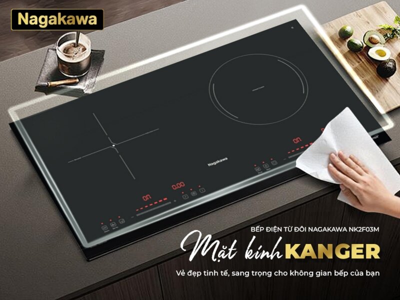 Bếp điện từ đôi Nagakawa NK2F03M