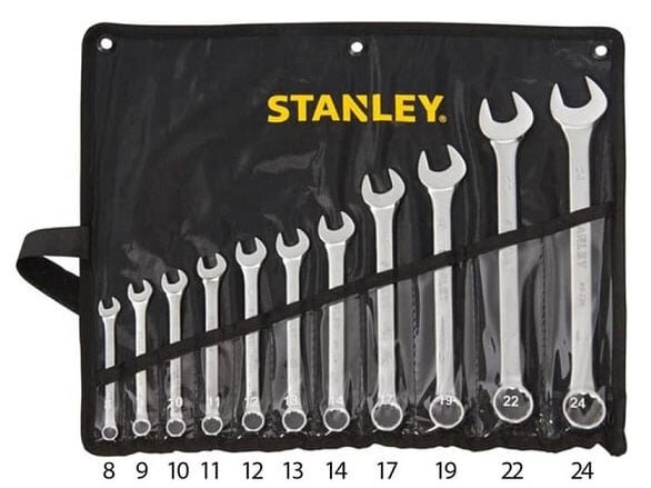 Bộ cờ lê vòng miệng 11 chi tiết Stanley STMT80942-8 Bộ cờ lê vòng miệng 11 chi tiết Stanley STMT80942-8