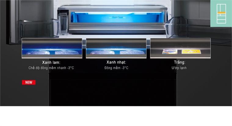 Tủ lanh 6 cánh Panasonic NR-F681GT-X2 657 Lít