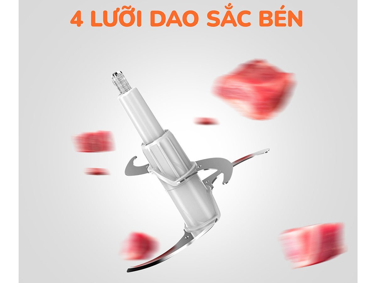 Máy xay thịt có dao inox Máy xay thịt