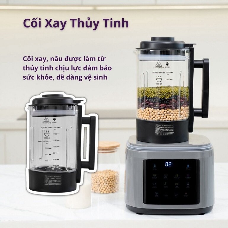 Máy làm sữa hạt 1.65L Gume GMNMM-2201