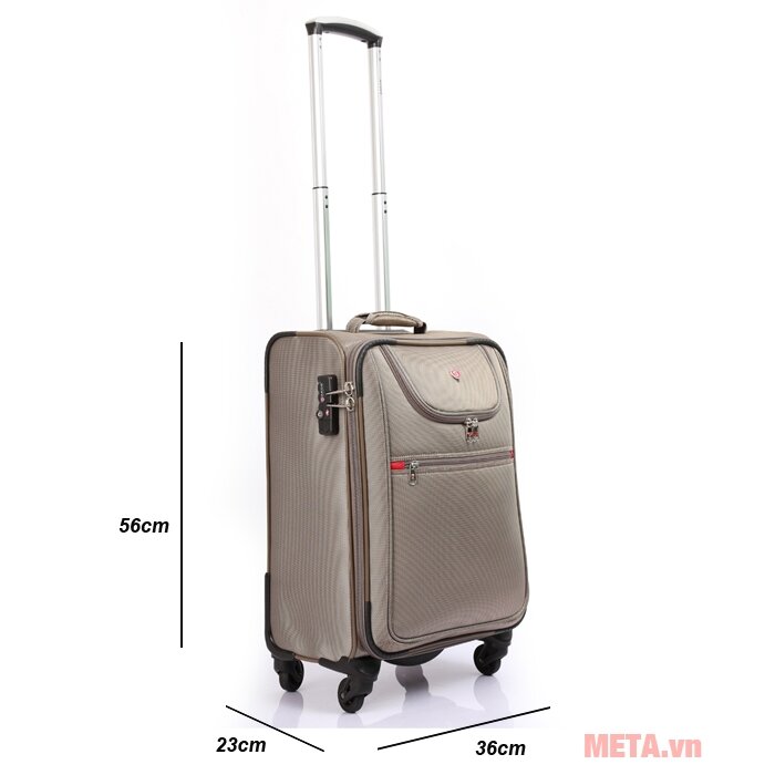 Vali vải Sakos Champion 5 (36x23x56cm)