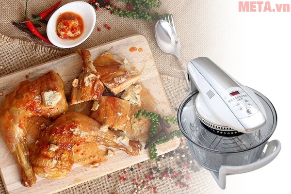 Lò nướng thủy tinh Tiger Queen AX-797DV - 11L (Trắng)