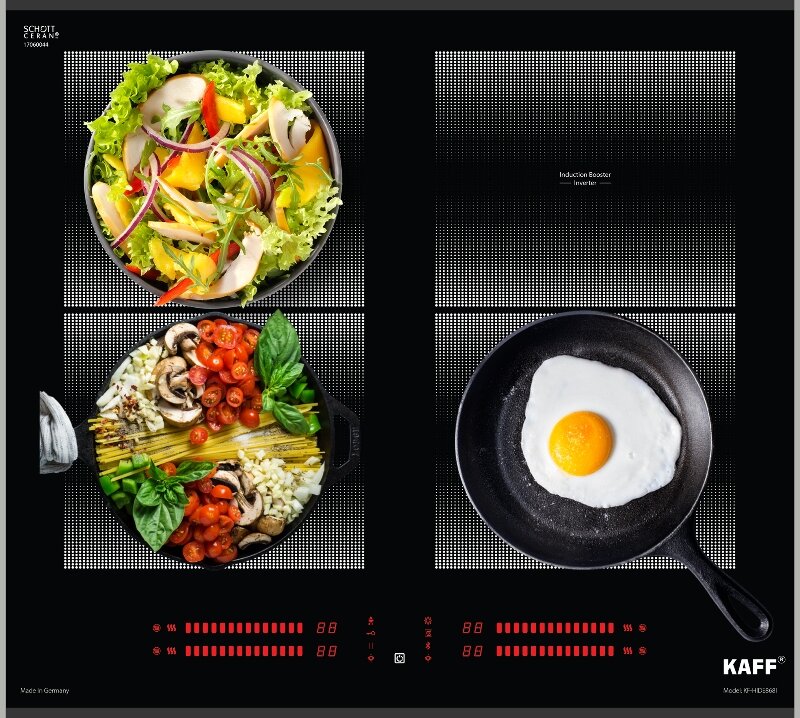 Bếp từ âm 4 vùng nấu Kaff KF-HIDE868I
