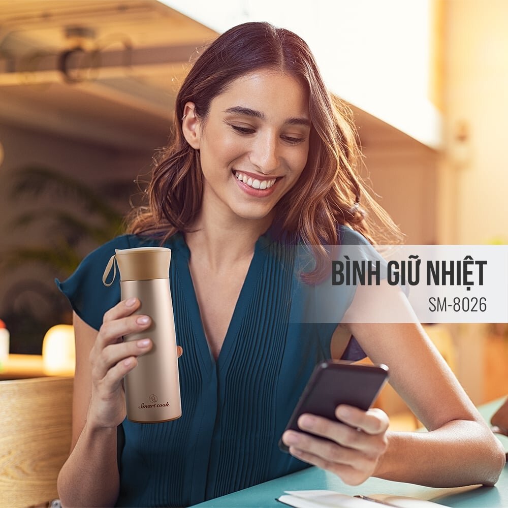 Bình giữ nhiệt lưỡng tính thiết kế đẹp mắt Bình giữ nhiệt lưỡng tính
