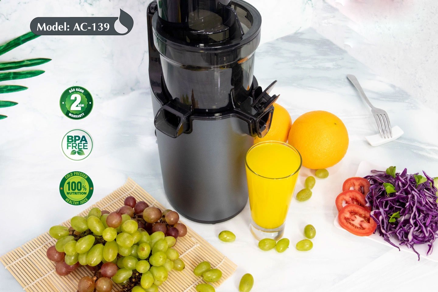 Máy ép chậm miệng rộng  