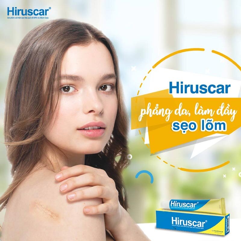 công dụng Gel Dưỡng Hiruscar Hỗ Trợ Làm Mờ Sẹo, Vết Thâm Gel Allium Cepa With Mps For Scar And Keloid Care
