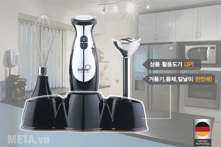 Máy xay sinh tố cầm tay 7 trong 1 Kochstar KSEHB-1000 (1 lít)