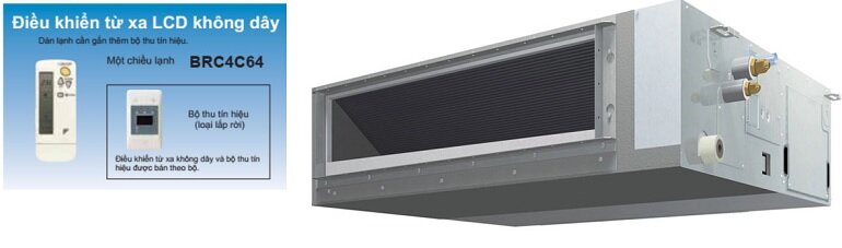 Điều hòa Daikin 30000 BTU 1 chiều FDMNQ30MV1/RNQ30MV1 gas R-410A - Điều khiển không dây