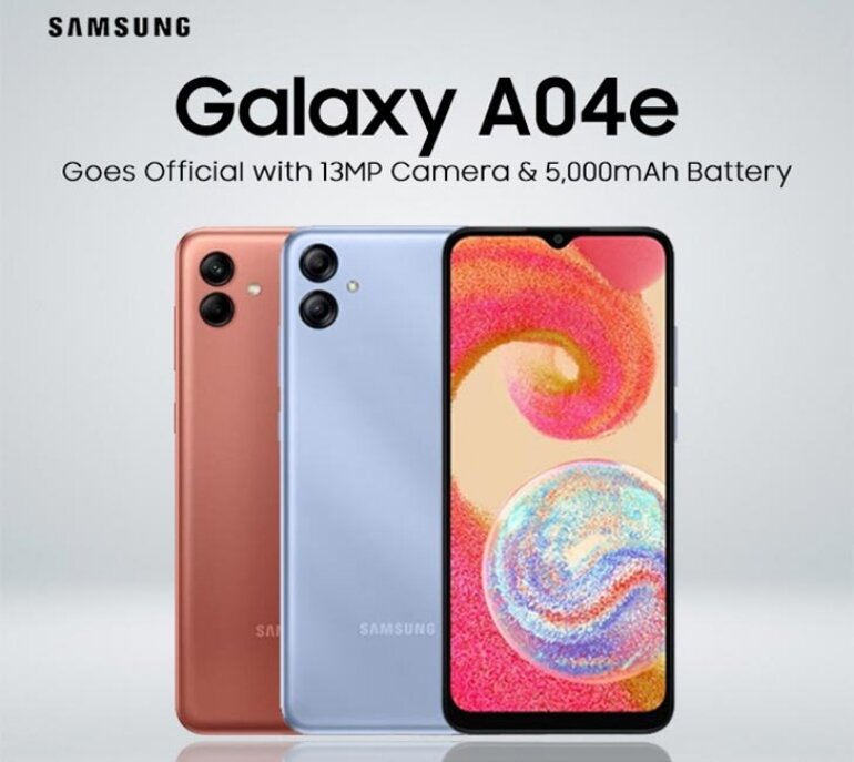 điện thoại samsung galaxy a04e 3GB/32GB