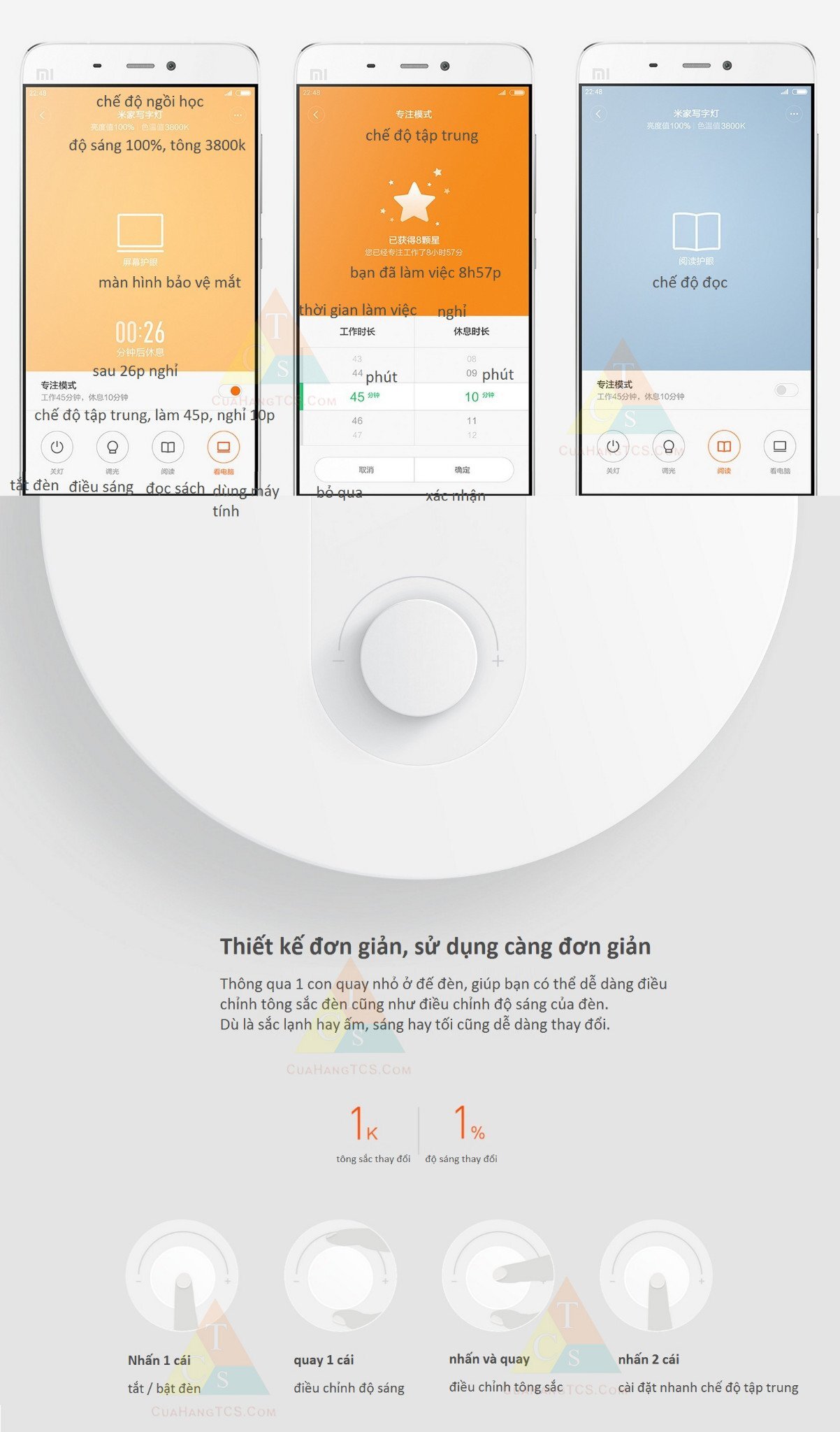 Đèn bàn thông minh Xiaomi