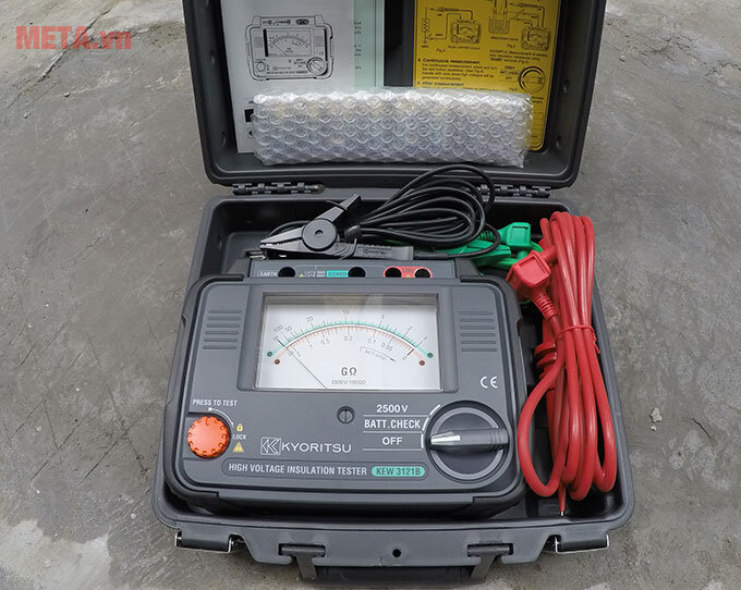 Đồng hồ đo điện trở cách điện Kyoritsu 3121B Đồng hồ đo điện trở cách điện Kyoritsu 3121B