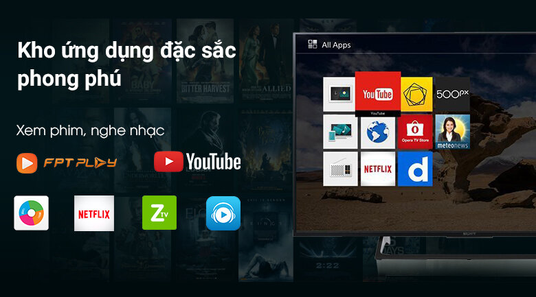 Internet Tivi Sony 4K 49 inch KD-49X7000E