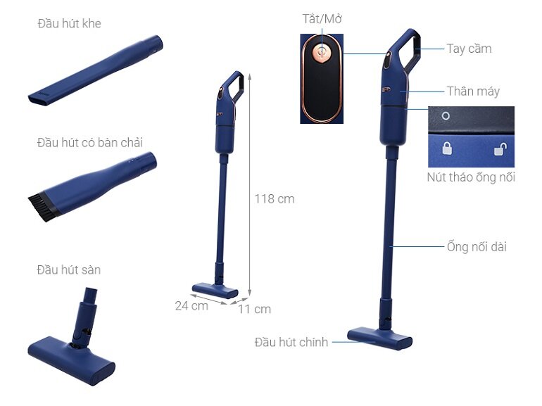 Máy hút bụi Deerma DEM-DX1000